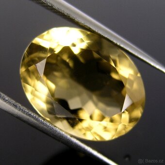 Citrín bez úprav-ovál-9,26 ct. - 4