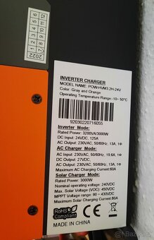 Solární hybridní měnič napětí 3.2kW 24V - 4