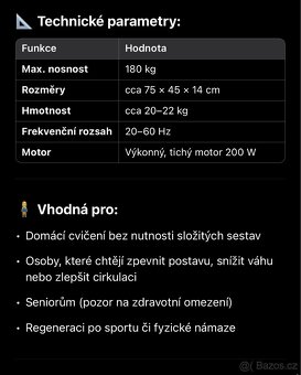 Vibrační plošina InSportline Katrina SE - 4