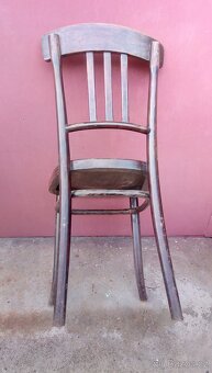 THONET - stará dřevěná židle. - 4