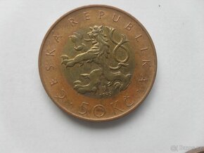 50 Kč - pedesát korun mince - 4