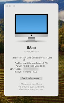 iMac 27” Mid 2011 i7, 16 GB RAM, 1TB SSD, AMD Polaris - 4