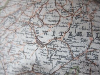 Útěková mapa pilotů RAF a USAAF - II.světová válka - 4