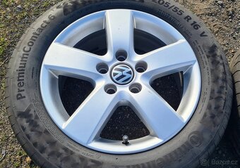 Orig. letní Alu VW Golf, Touran, Caddy, 205/55R16, 7mm - 4