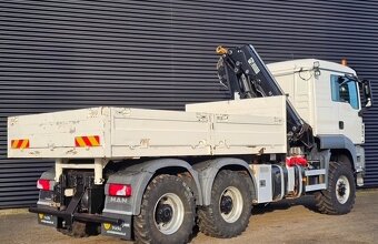 MAN TGS 26.480 6x6 tahač + valník + ruka HIAB - 4