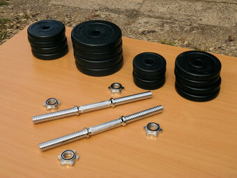jednoruční činky 2x16kg za 1690,- - 4