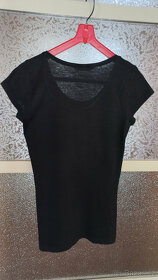 tričko dívčí, dámské velikost S, černé, H&M - 4