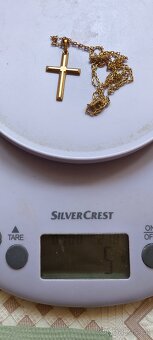 Zlatý řetízek s přívěskem - 585/1000. 14K - 4