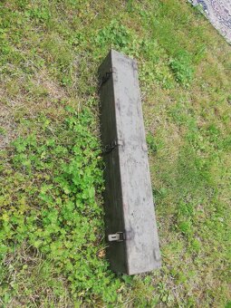 Vojenská plechová bedna na munici - 4
