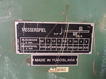 elektrické nůžky na plech 2,5m - 4