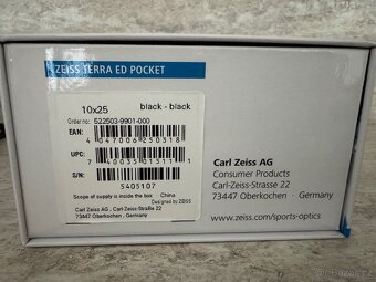 Dalekohled Zeiss Terra ED Pocket 10x25 - 4