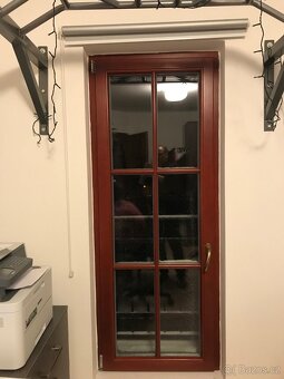 Okna 2-sklo 6ks 85-87 x 120cm; dvere na terasu - 4