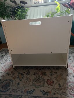 Dětská knihovna Pinolino s kolečky, bílá - 4