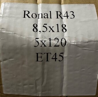 Alu RONAL 5x120 18” NOVE - 4