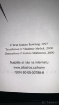 Harry Potter a kámen mudrců, 1. vydání z roku 2000 - 4