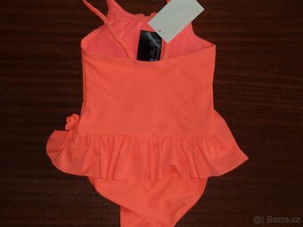 NOVÉ-H&M-Neonové plavky na holčičku 1,5-2 Roky - 4