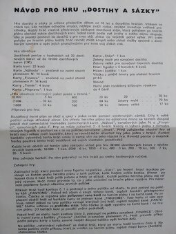 „DOSTIHY A SÁZKY I.“ ORIGINÁL společenská hra, 1988 - 4
