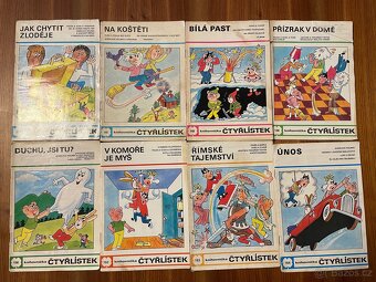 Čtyřlístky různé, mix 34ks (1978-2001) - 4