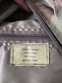 Prodám batoh “Assault l” M 95 CZ camo - 4
