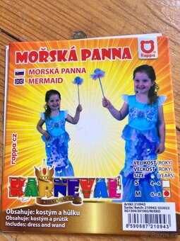 Kostým - mořská panna 6-8 let - 4