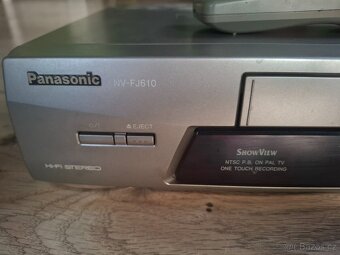 VHS Panasonic nv-fj610 plně funkční s ovladačem - 4