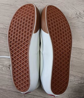 Vans bílé plátěné tenisky - 4