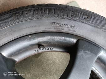 Alu kola R15 5x100 + pneu 195/60 R15 - 4