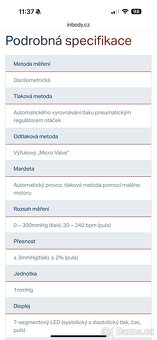 Tlakoměr InBody BPBIO750 - 4