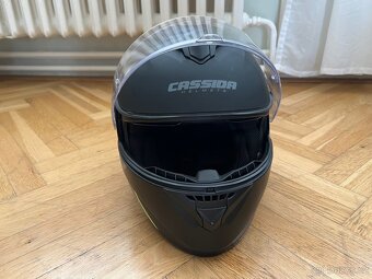 Motocyklová Moto Helma výklopná Cassida velikost 59-60 cm L - 4