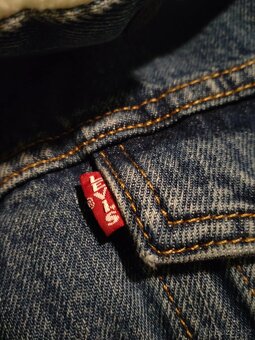 RIFLOVÁ BUNDA LEVI'S KOŽÍŠEK XXL - 4
