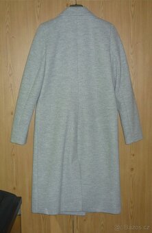 Šedý dámský vlněný kabát Edan - 4