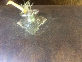 Starožitný šicí šlapací stroj SINGER - 4