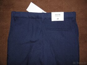 Nové společenské chlapecké kalhoty zn. H&M vel.128 - 4