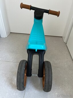 Odrážedlo FUNNY WHEELS Rider SuperSport 2v1 tyrkysové + helm - 4