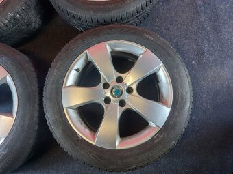 ALU disky 5x112 R17 se zimními pneu 215/55 R17 - 4