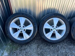 Originální letní alu Škoda 205/55R16, Continental 5mm - 4