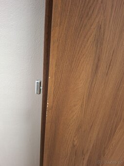 Vchodové protipožární dveře ERKADO EI30 – 80, pravé, dub - 4
