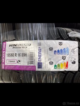 4x zimní pneu NEXEN 195/60 R16 - 4