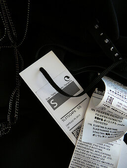 Černý luxusní top s přívěskem S / 36 / 8·Nový·Sisley - 4