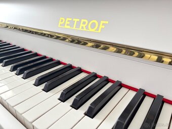 Klavír - české bílé piano Petrof 002PB - 4