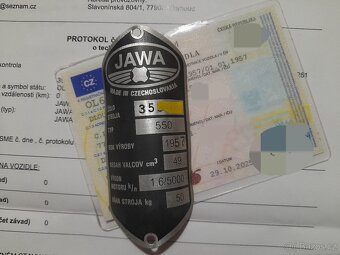 Jawa 550 rok 1957 rám s TP - 4