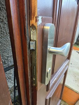 Vchodové dveře dřevěné - dvoukřídlé - 4