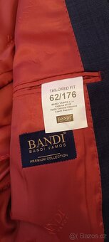 Modrý pánský oblek BANDI 176/62 - 4