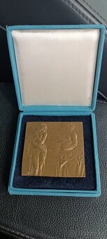 Unikátní párová sada plaket Ján Čejka - Chamtivec - 4