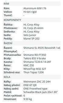 Dětské kolo superior 20" - 4