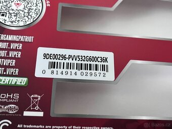 4x 16 GB DDR5 6000MHz CL36 - PVV532G600C36K - 4