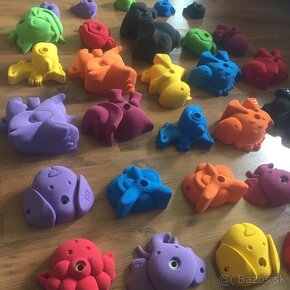 Nové dětské lezecké chyty THEREX Animal Set - 30 kusů - 4