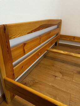 Postel masiv borovice 180 x 200 cm - 4