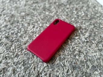 Růžový originální kryt pro iPhone X - 4