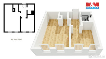 Prodej bytu 2+kk, 55 m², Bedřichov u Jablonce nad Nisou - 4